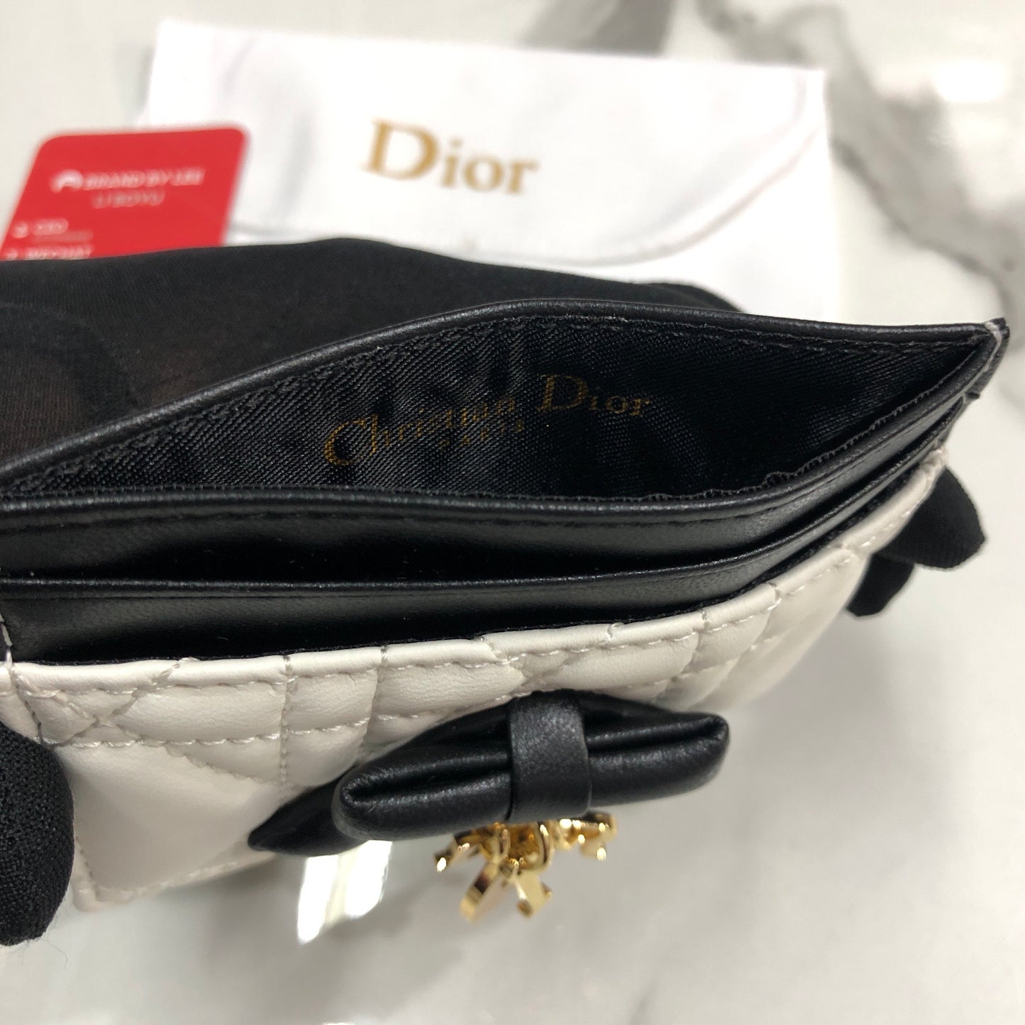 Lady Dior Freesia Card Holder
