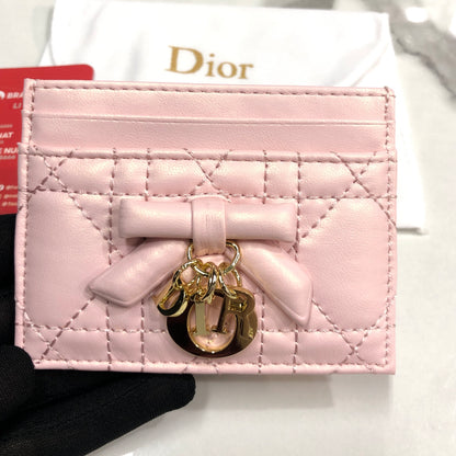 Lady Dior Freesia Card Holder