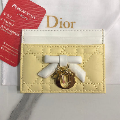 Lady Dior Freesia Card Holder