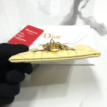Lady Dior Freesia Card Holder