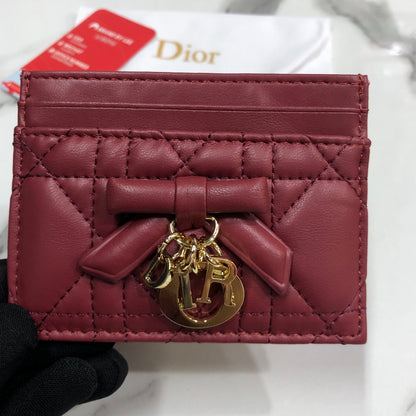 Lady Dior Freesia Card Holder
