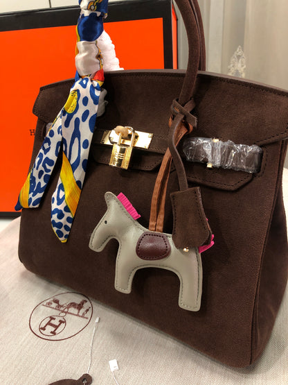Suede Hermès Birkin