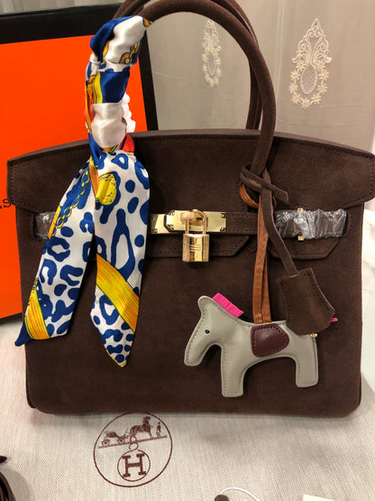 Suede Hermès Birkin