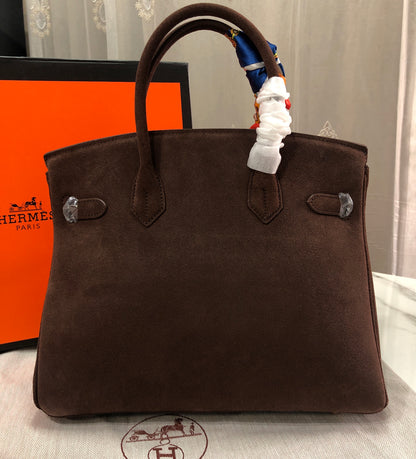 Suede Hermès Birkin