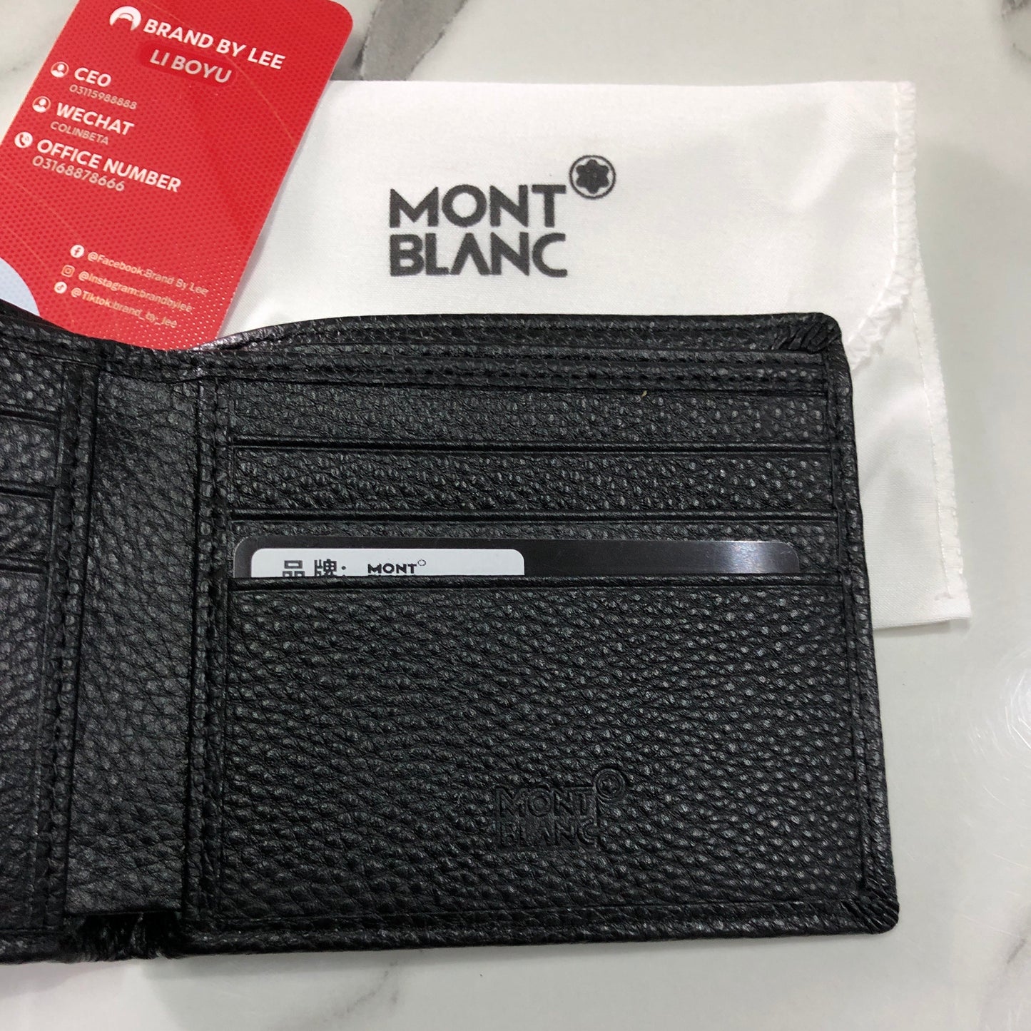 Montblanc bifold wallet