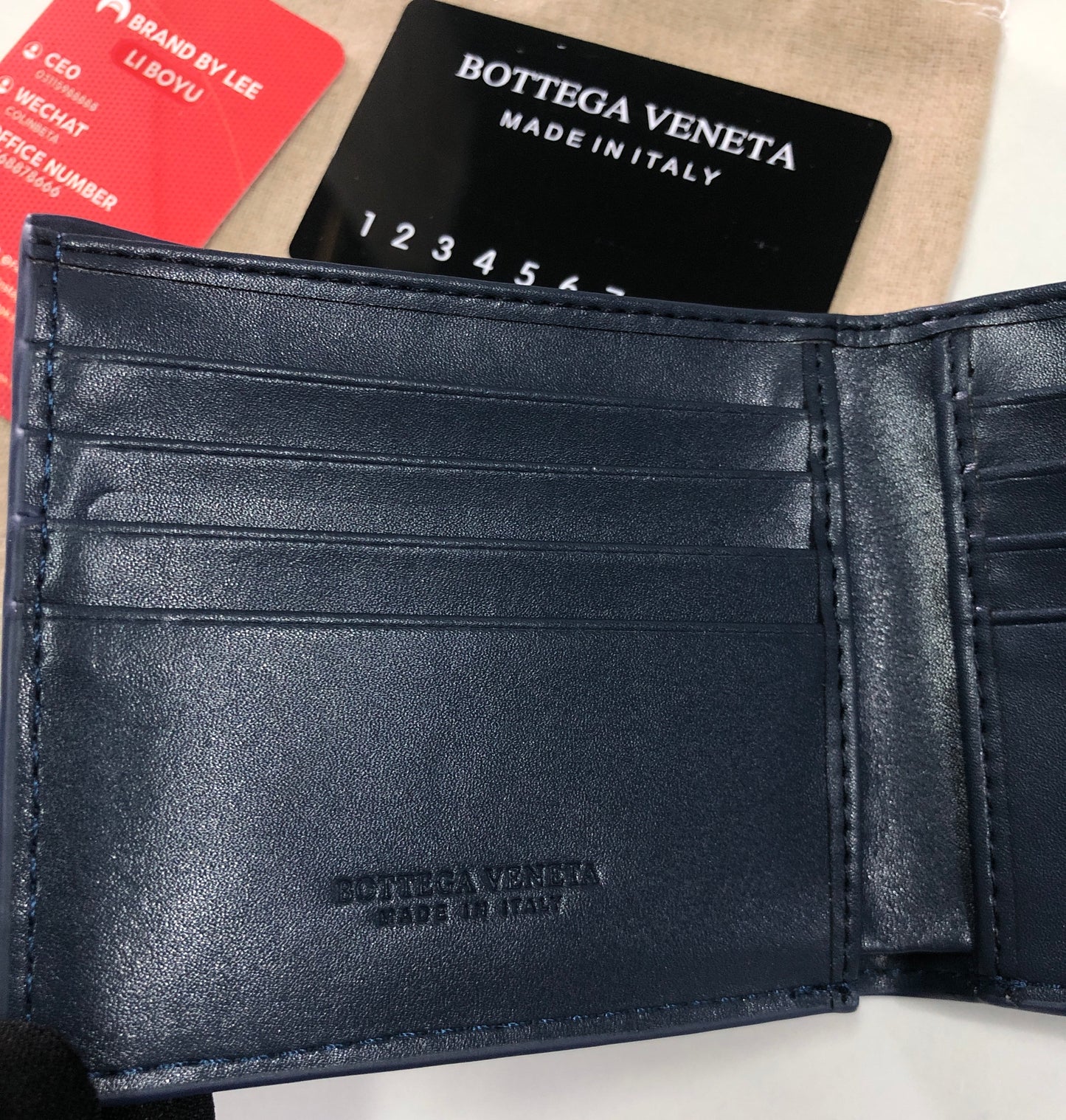 Bottega Veneta Intrecciato bi-fold wallet