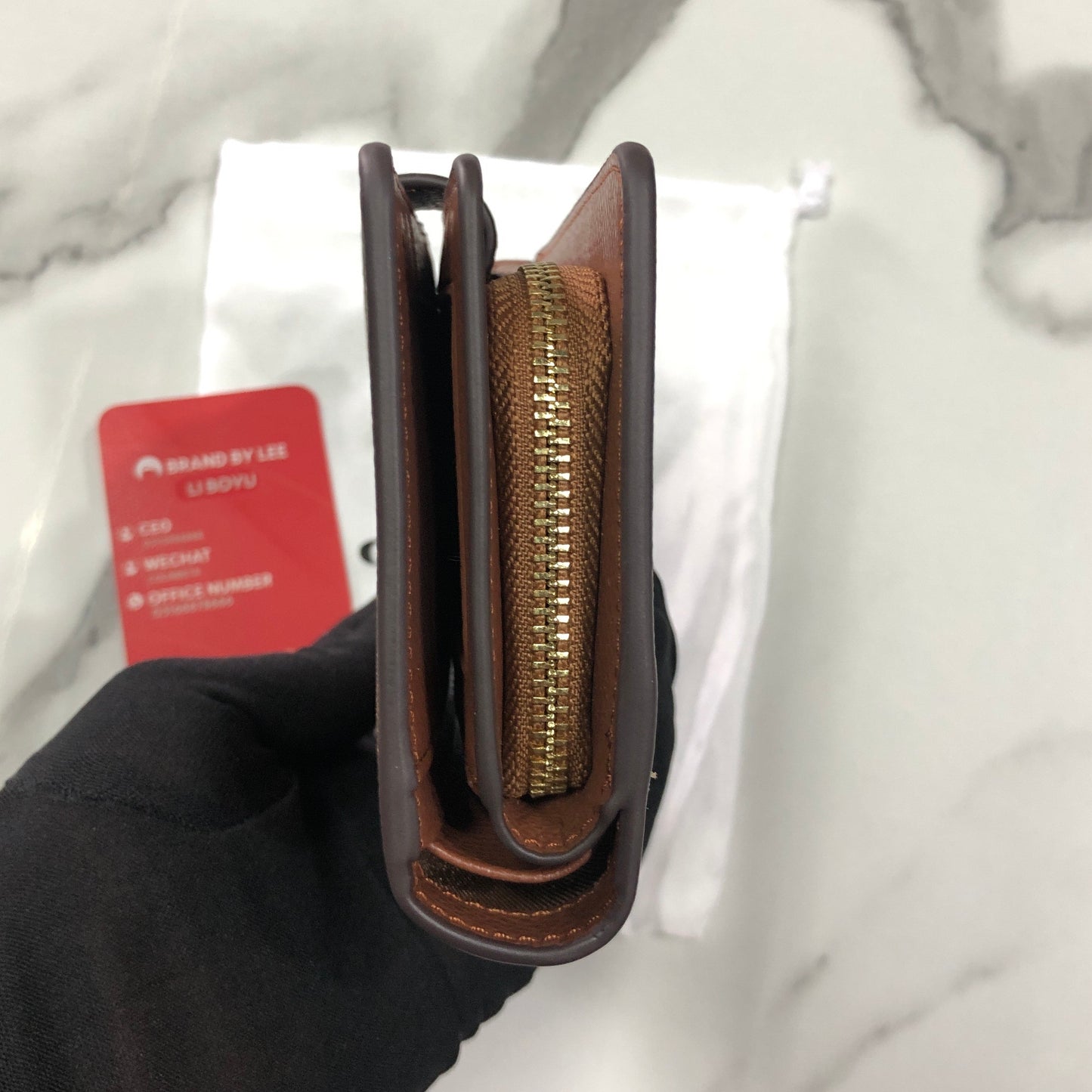 Coach Medium Corner Zip Wallet in Signature Canvas