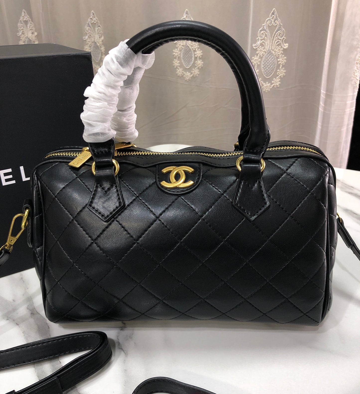 Chanel bowling bag