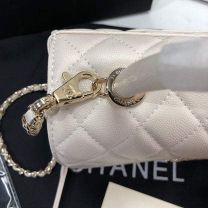 Chanel Caviar Quilted Small Coco Top Handle Flap Bag
