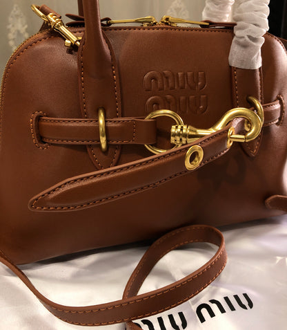 Miu Miu Aventure Nappa Leather Bag