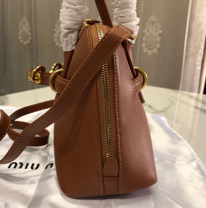 Miu Miu Aventure Nappa Leather Bag