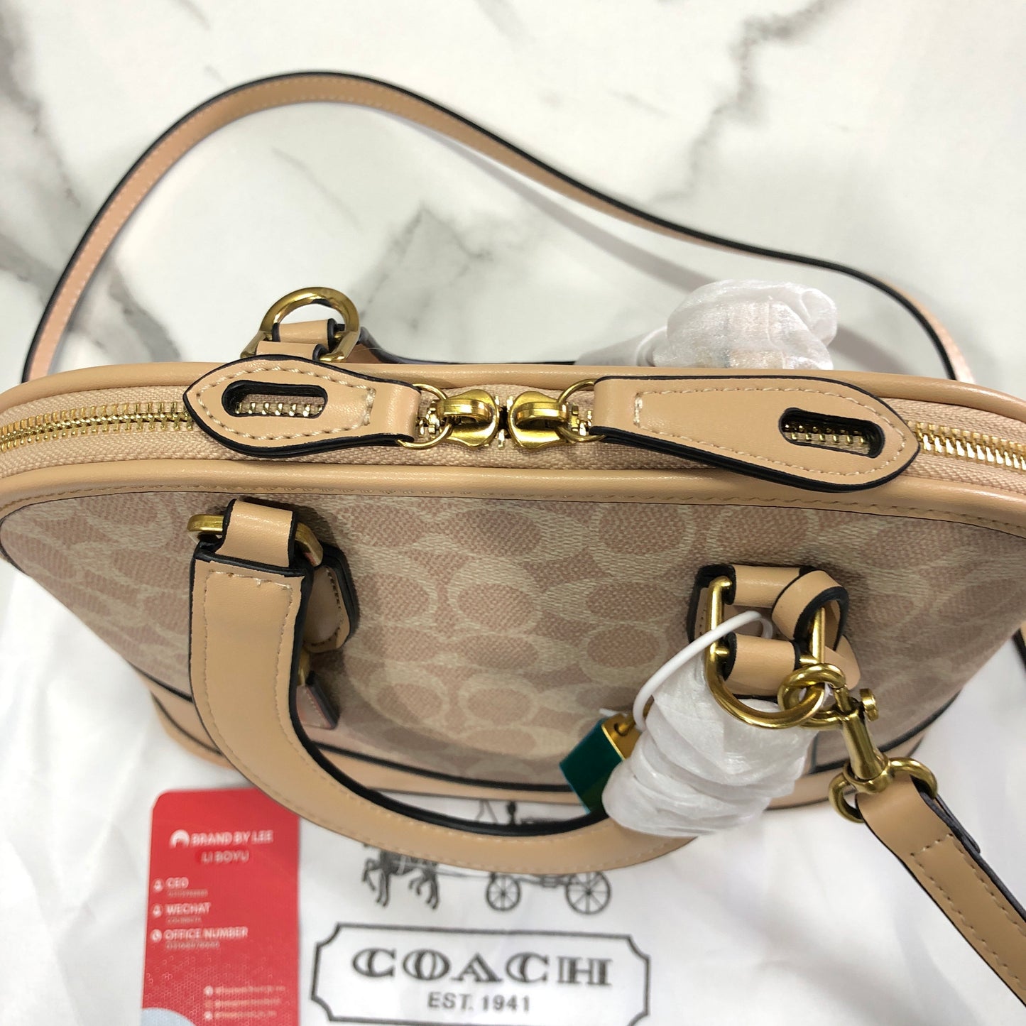 Coach Revel Bag in Signature Canvas