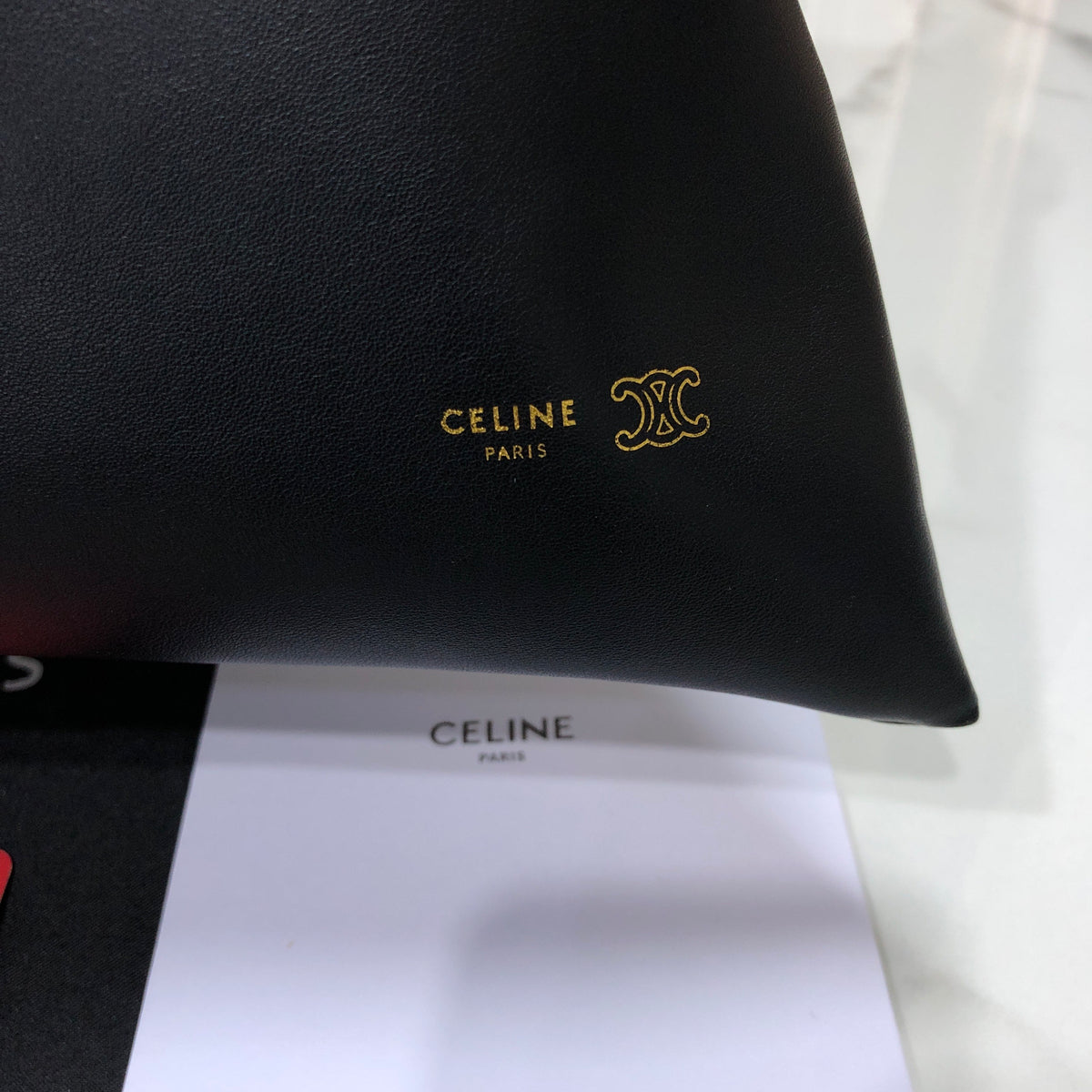 Celine Small Crystal Pouch in Lambskin