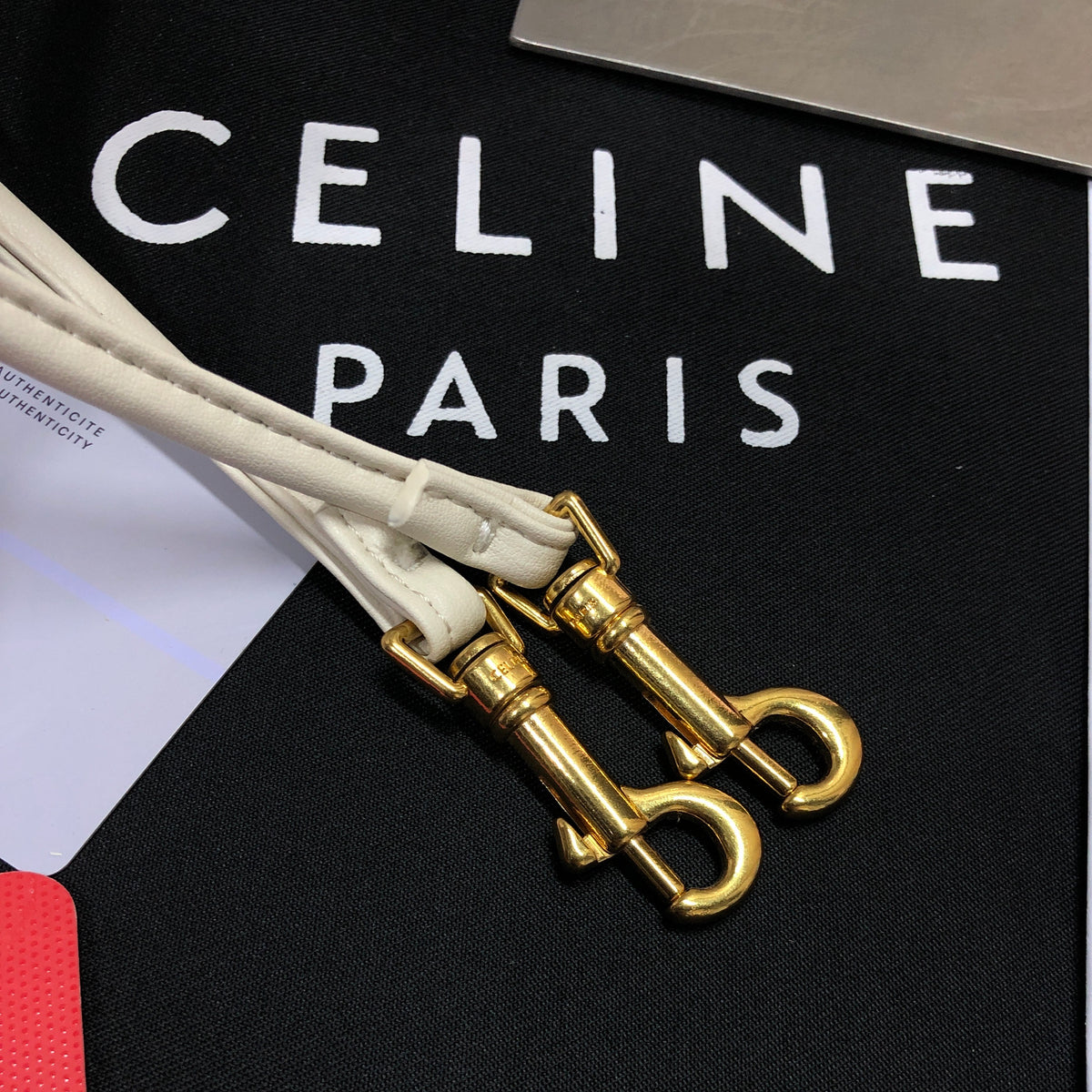 Celine Small Crystal Pouch in Lambskin