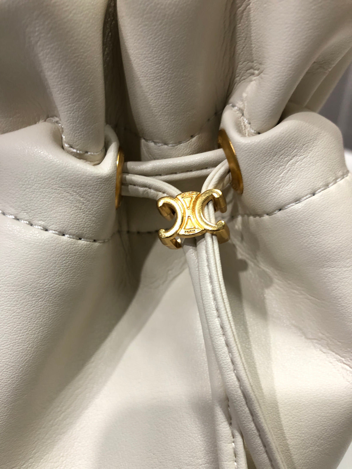 Celine Small Crystal Pouch in Lambskin