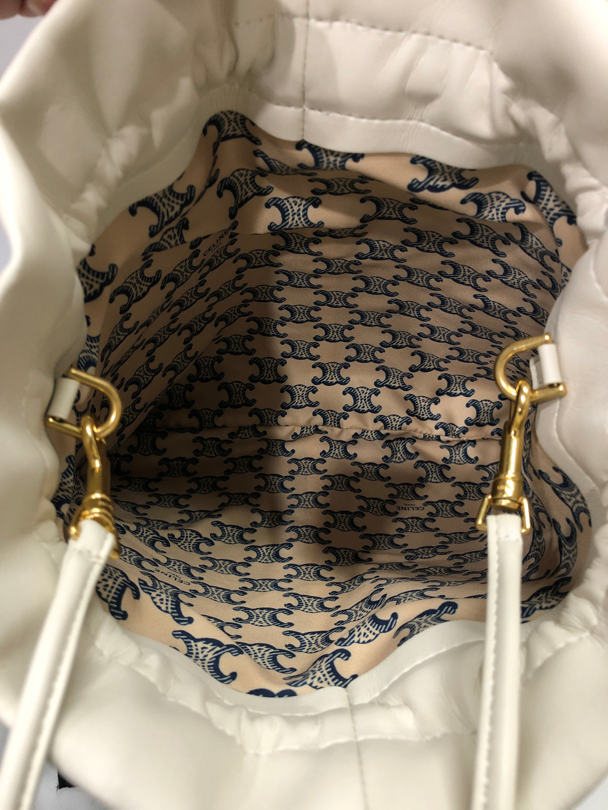 Celine Small Crystal Pouch in Lambskin