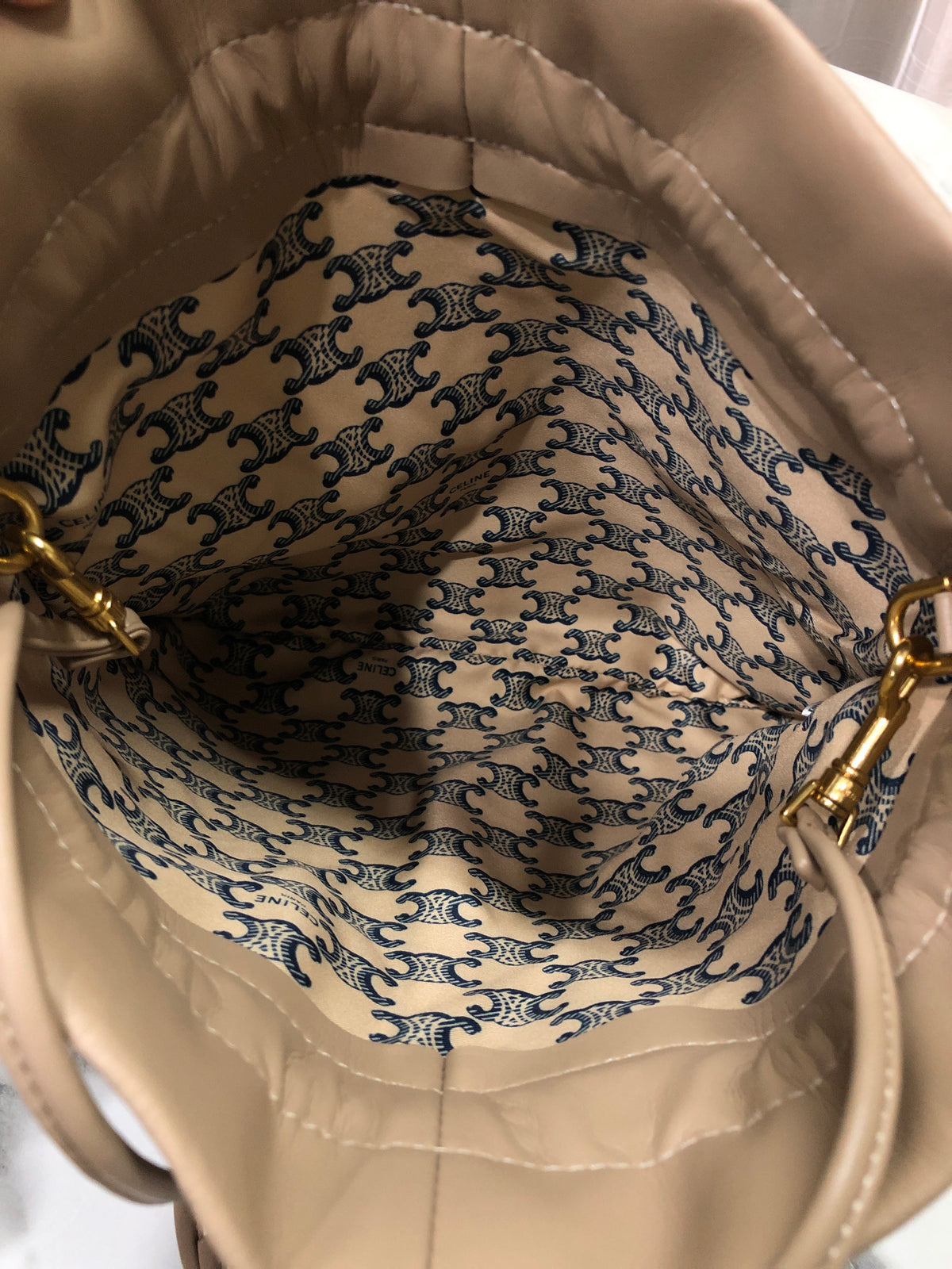 Celine Small Crystal Pouch in Lambskin
