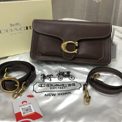 Coach Tabby Shoulder Bag 26 Maple (dark brown)