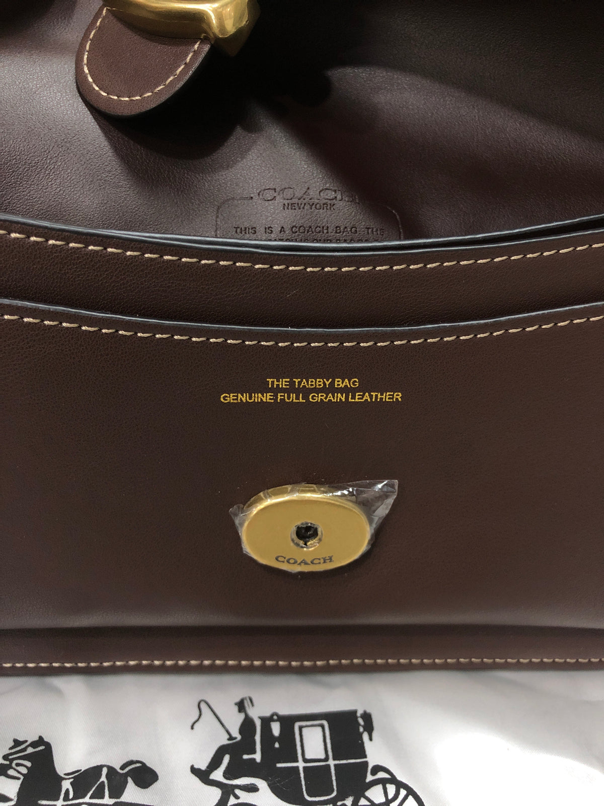 Coach Tabby Shoulder Bag 26 Maple (dark brown)