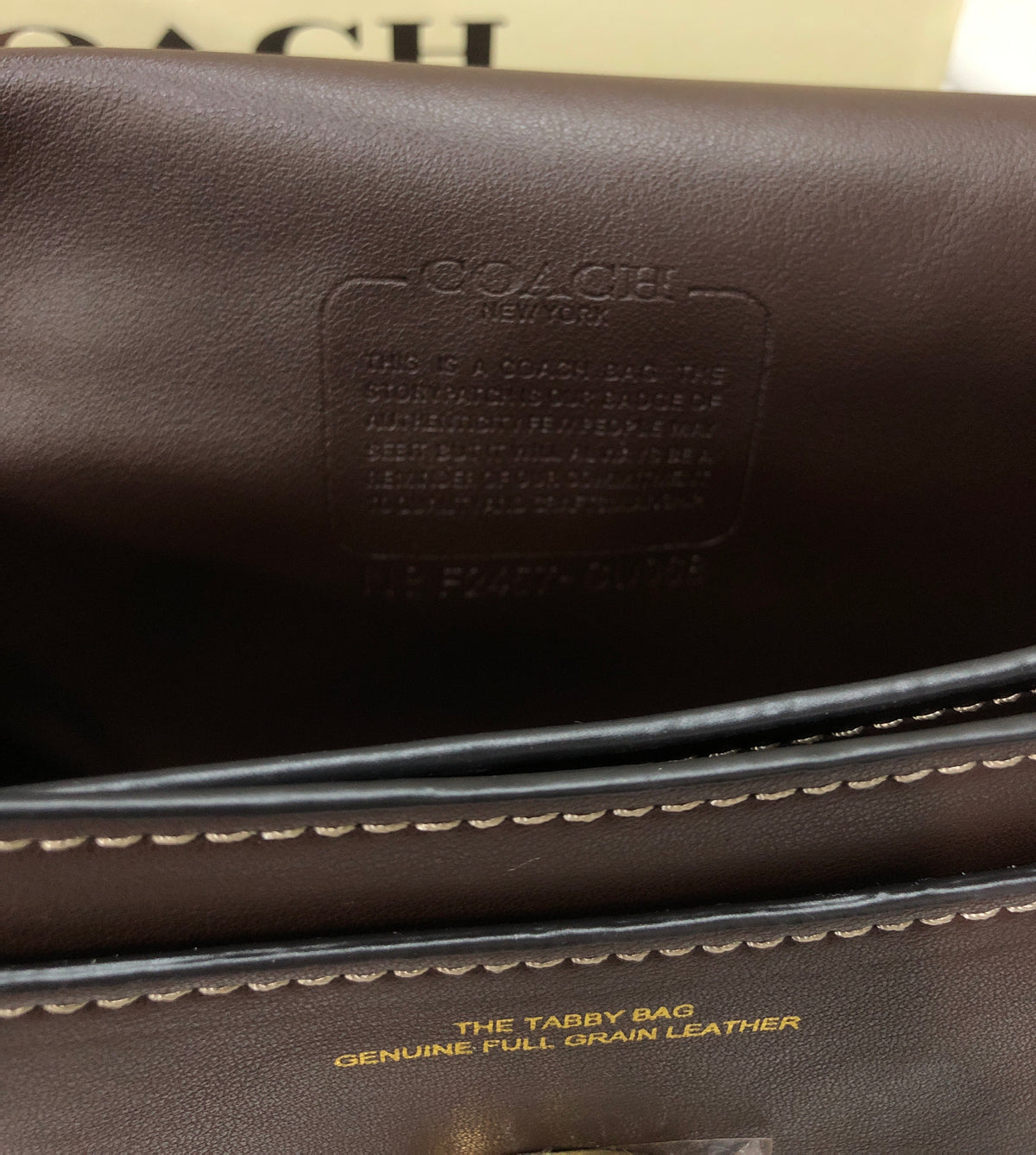 Coach Tabby Shoulder Bag 26 Maple (dark brown)