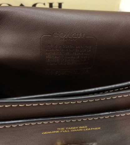 Coach Tabby Shoulder Bag 26 Maple (dark brown)