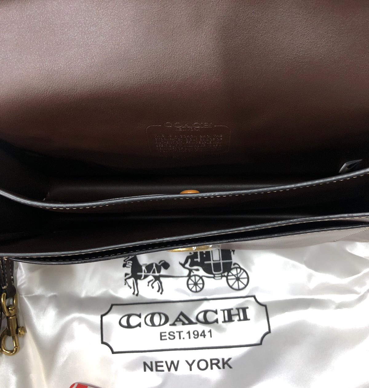 Coach Tabby Shoulder Bag 26 Maple (dark brown)