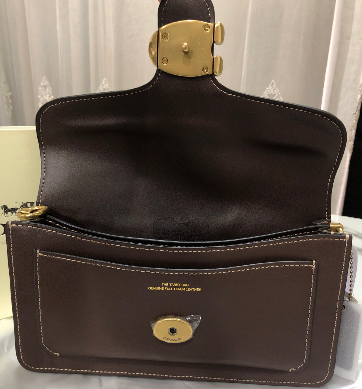 Coach Tabby Shoulder Bag 26 Maple (dark brown)