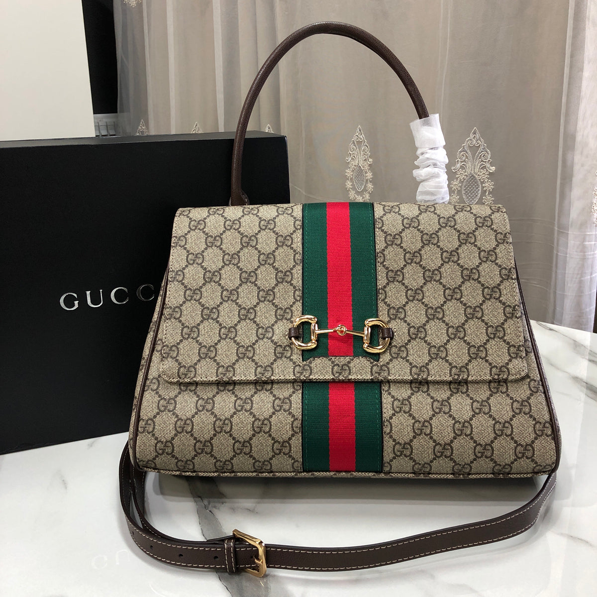 Gucci Paparazzo Medium Top Handle Bag