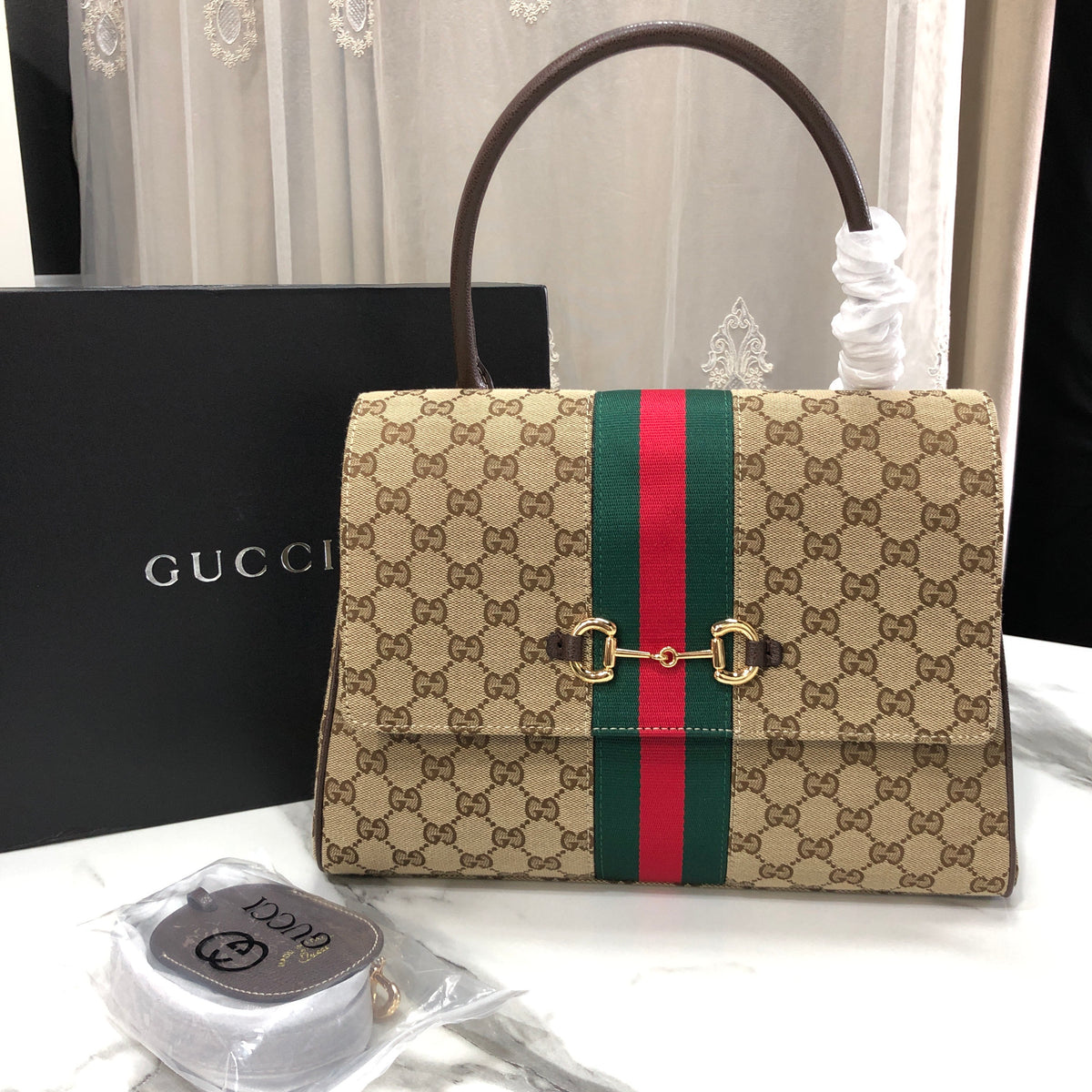 Gucci Paparazzo Medium Top Handle Bag