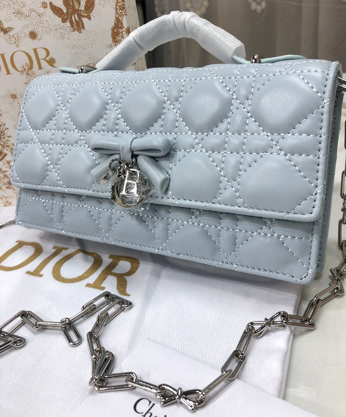 My Dior Mini Bag Ice Blue