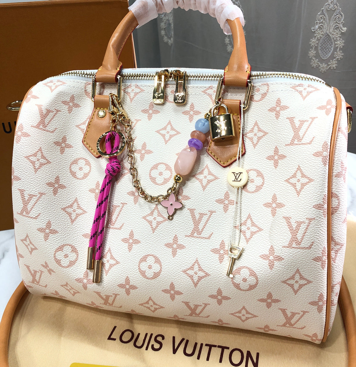 Louis Vuitton Monogram Dune Lucky Speedy Soft 30