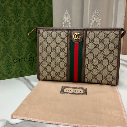 Men Gucci Ophidia medium pouch