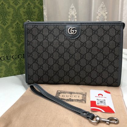 Men Gucci Ophidia GG pouch