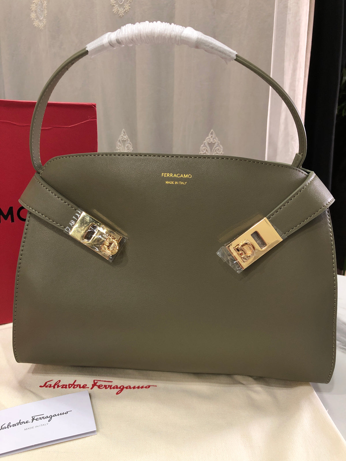 Ferragamo Hug East-West Shoulder Bag