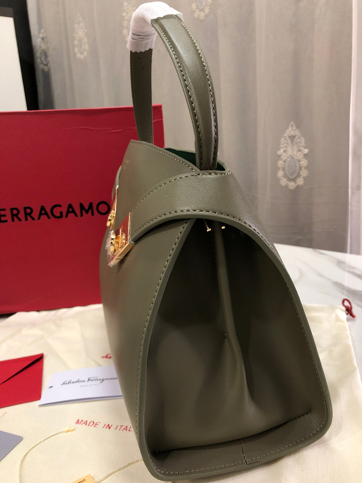 Ferragamo Hug East-West Shoulder Bag