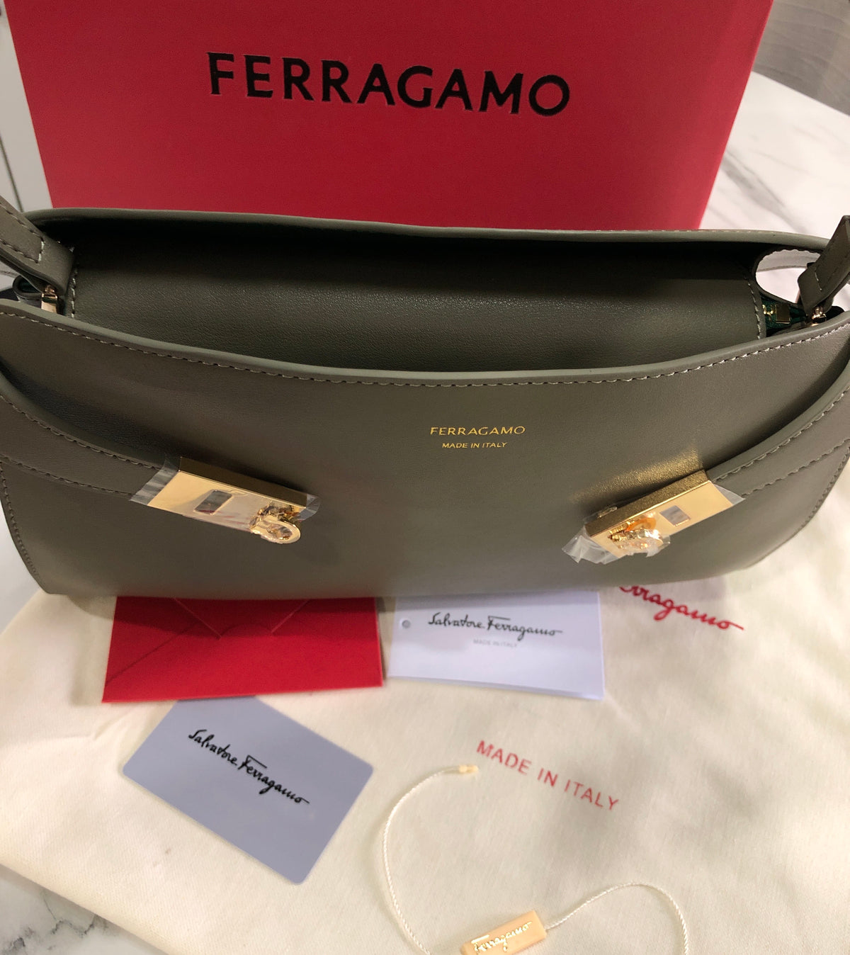 Ferragamo Hug East-West Shoulder Bag