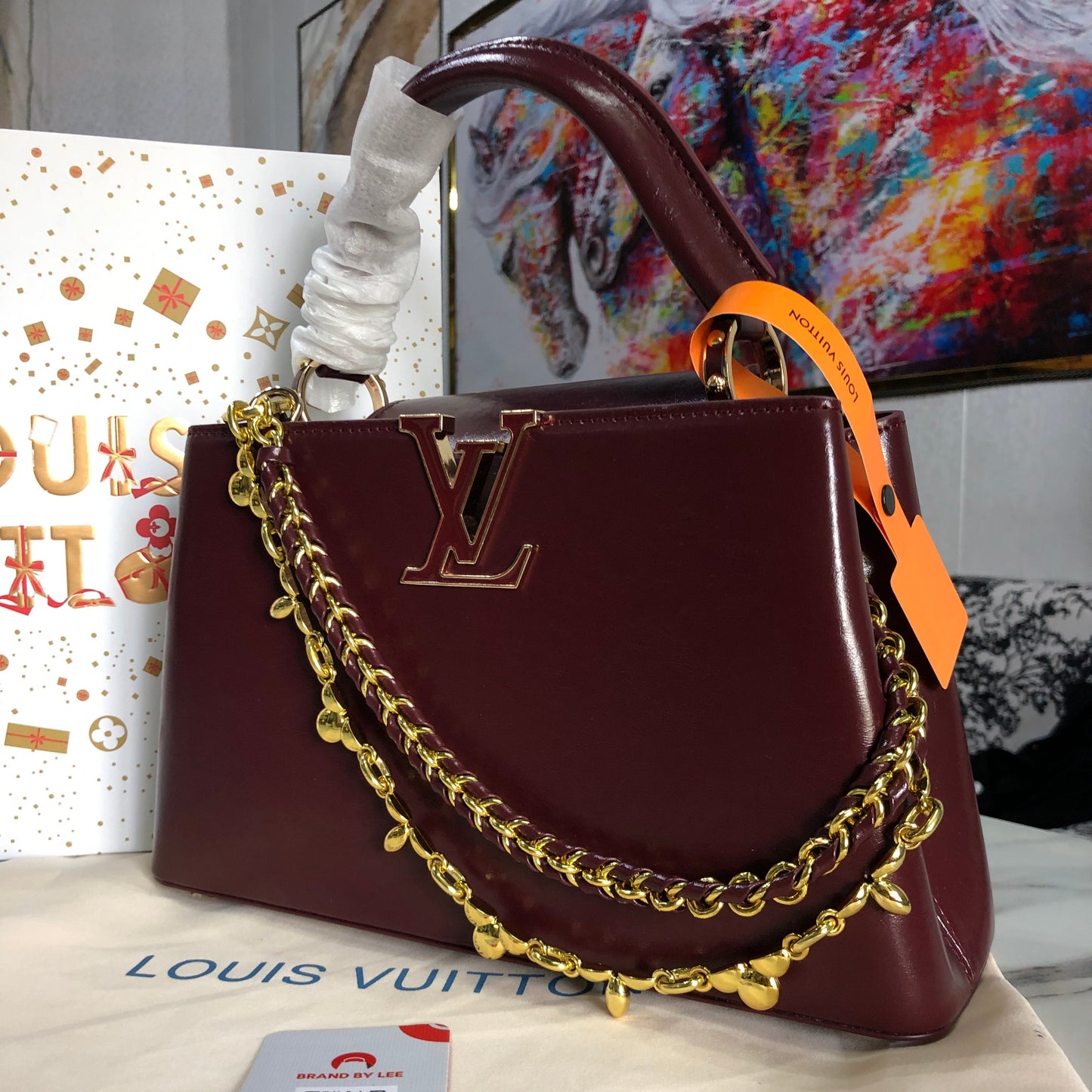 Louis Vuitton Capucines East-West BB