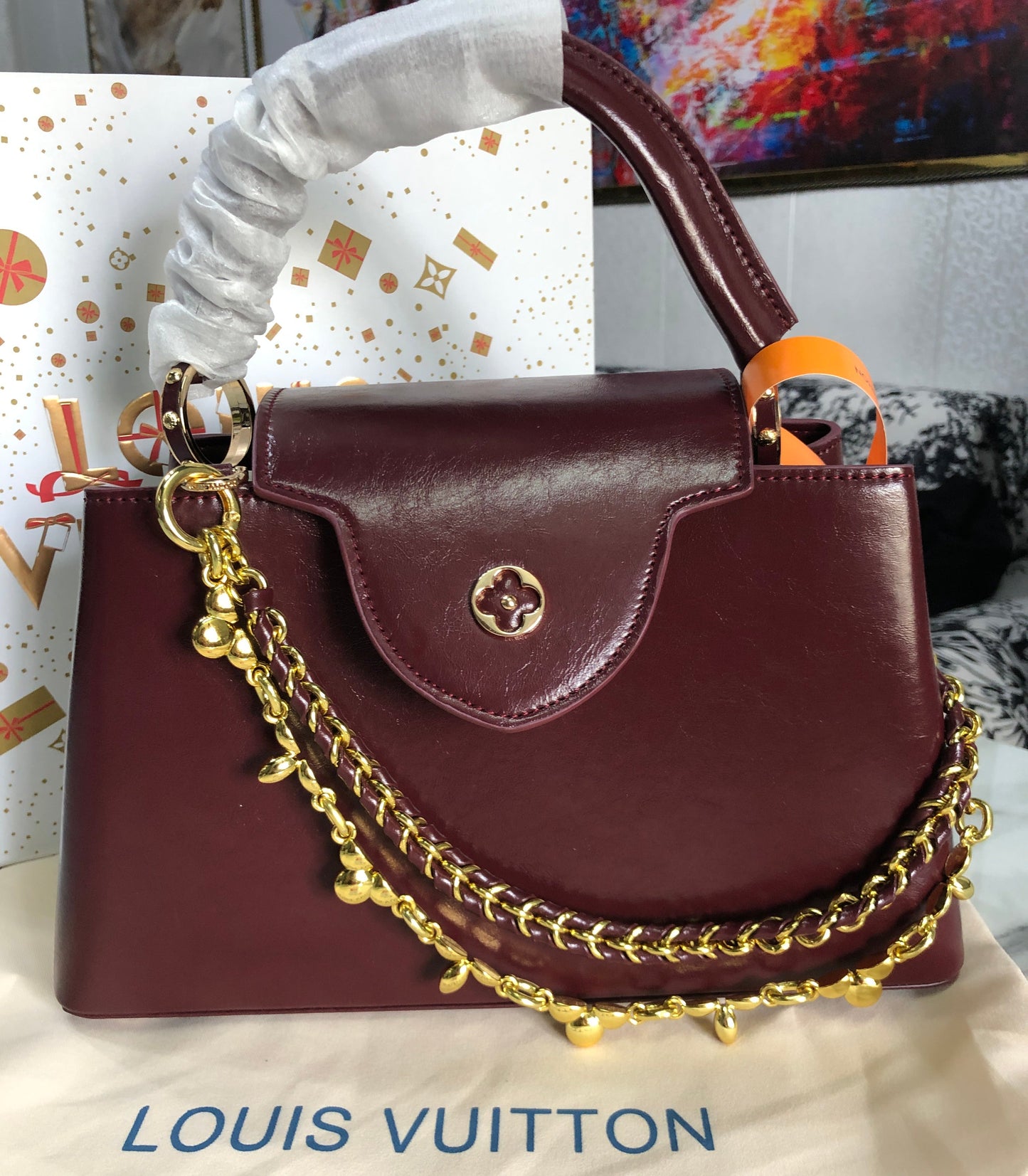 Louis Vuitton Capucines East-West BB