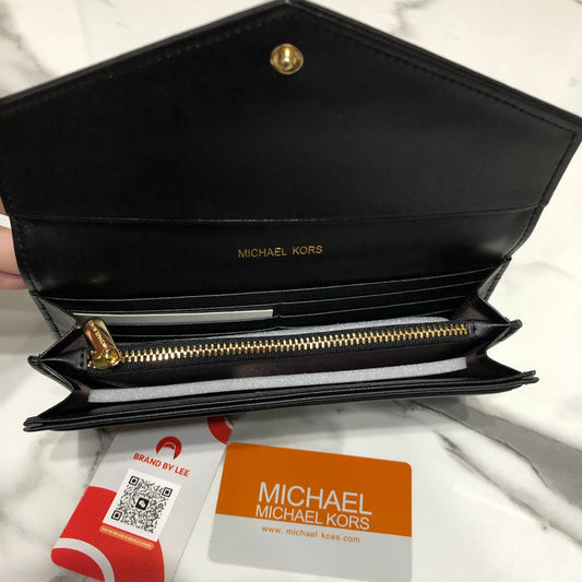 Michael Kors Carmen Medium Leather Envelope Wallet