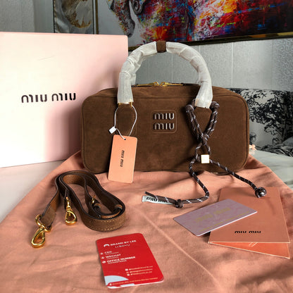 Miu Miu Arcadie padded suede bag