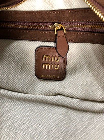 Miu Miu Arcadie padded suede bag
