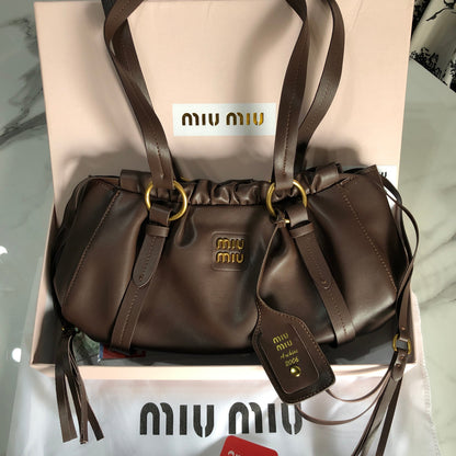 Miu Miu Joie nappa leather bag