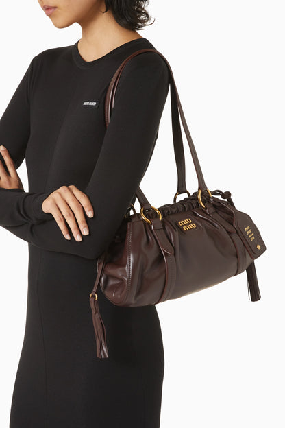 Miu Miu Joie nappa leather bag
