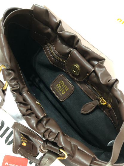 Miu Miu Joie nappa leather bag