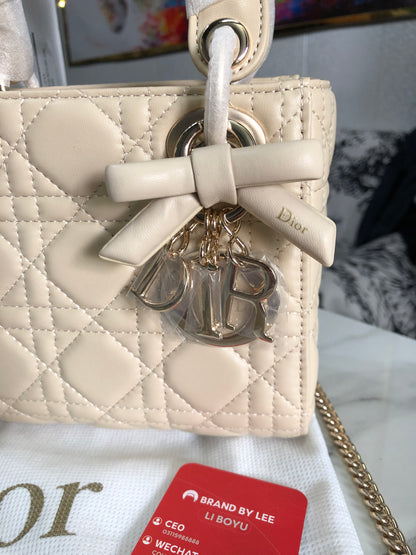 Small Lady Dior Bag （Beige）