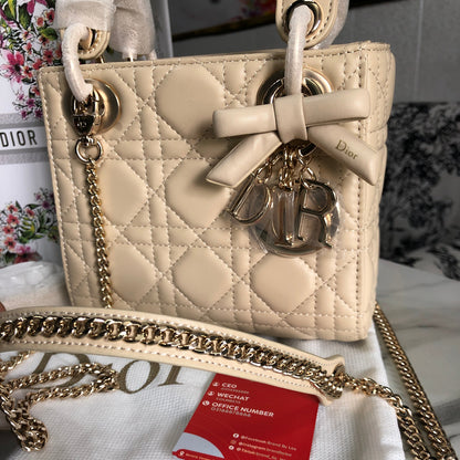 Small Lady Dior Bag （Beige）
