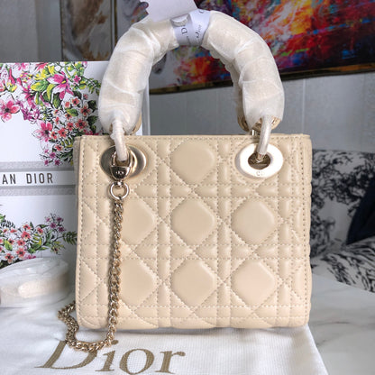 Small Lady Dior Bag （Beige）