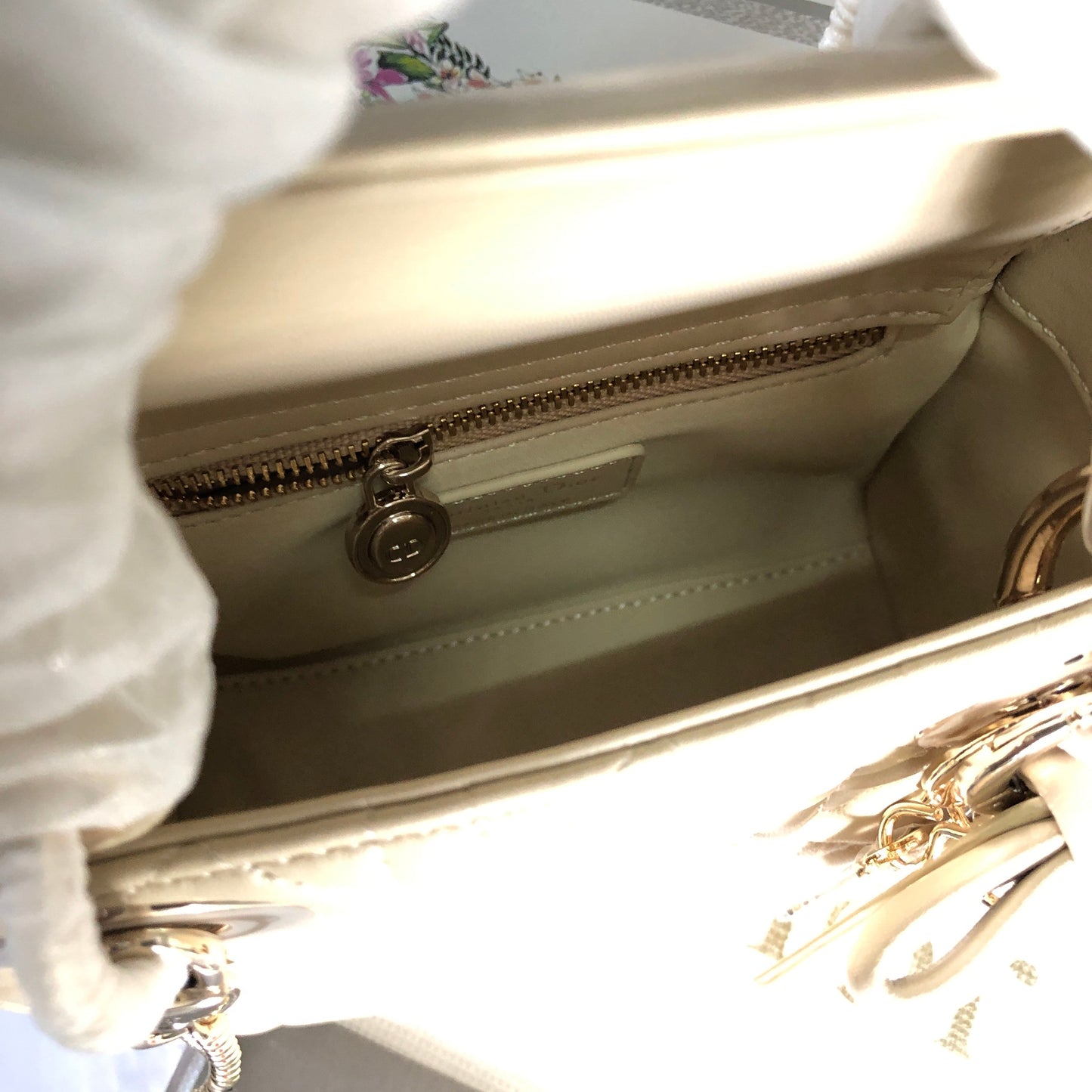 Small Lady Dior Bag （Beige）