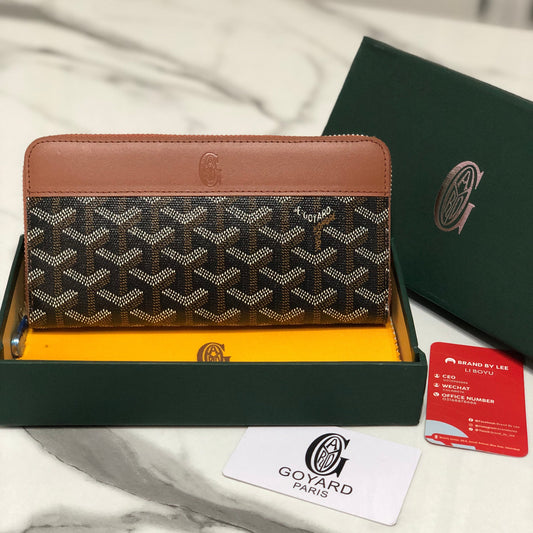 Goyard Matignon Zip Around GM Wallet