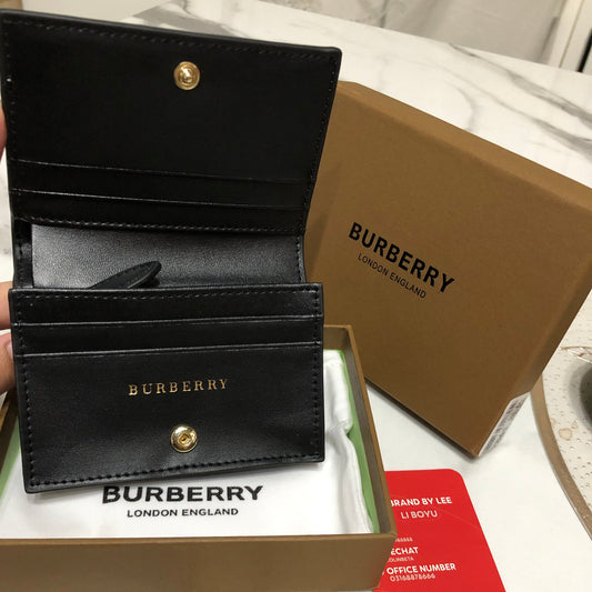 Burberry Small Black Wallet